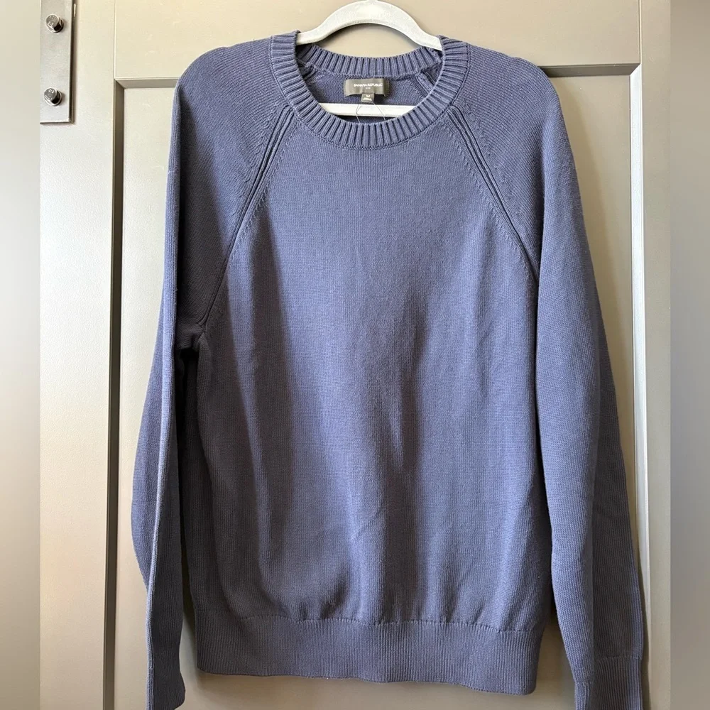 Banana Republic Men's Crewneck Sweater Navy Blue